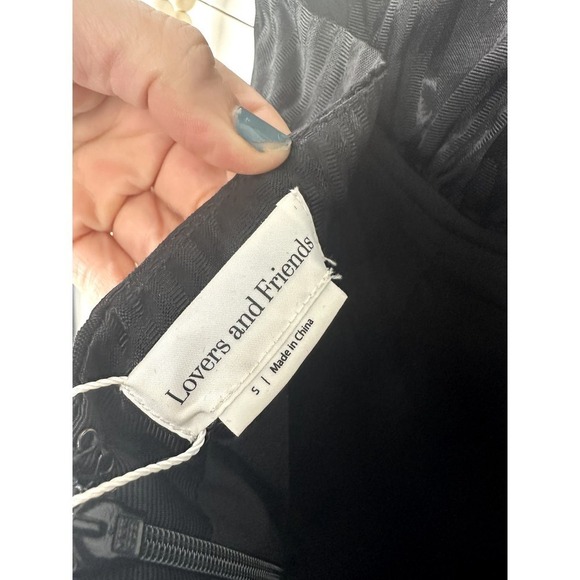 NWT Lovers and Friends Kent Black Mini Dress Size SML - Picture 7 of 8